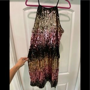 Brand new Venus fashions sequin halter dress size L